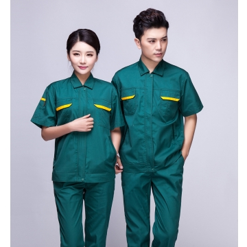 墨绿色夏季工作服AD01-2