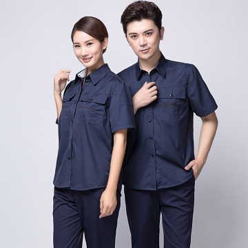 银灰色夏季工作服AD10-4