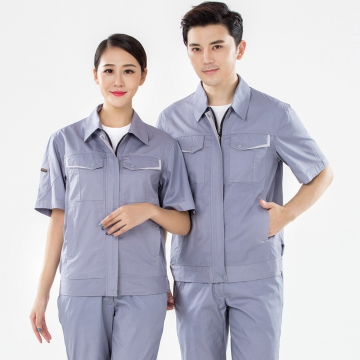 浅灰色夏季工作服AD13-1