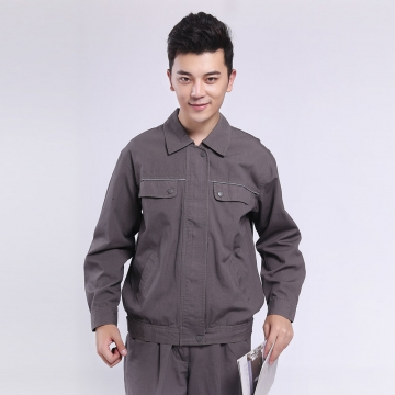 米灰色春秋工作服AC113