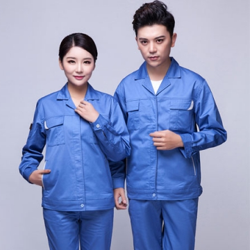 蓝灰色春秋工作服AC04-4