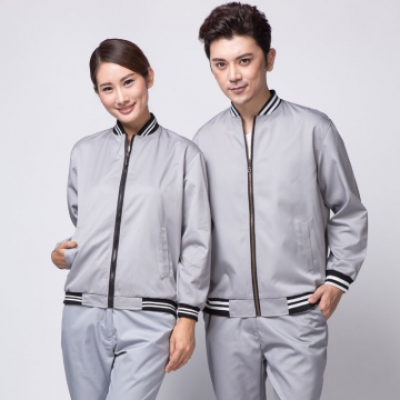 银灰色春秋工作服AC07-1