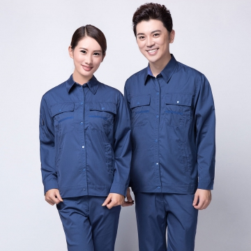 蟹青色秋季工作服AC11-1