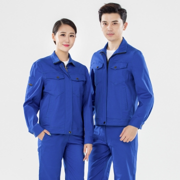湖蓝色春季工作服AC16-4