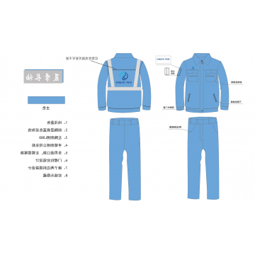 湖北洪城夏季工作服定做案例