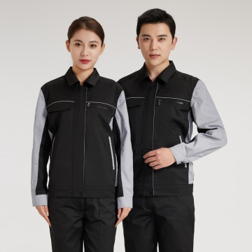 黑色春秋工作服AC2206-1