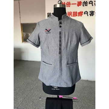 明特食品夏季工作服