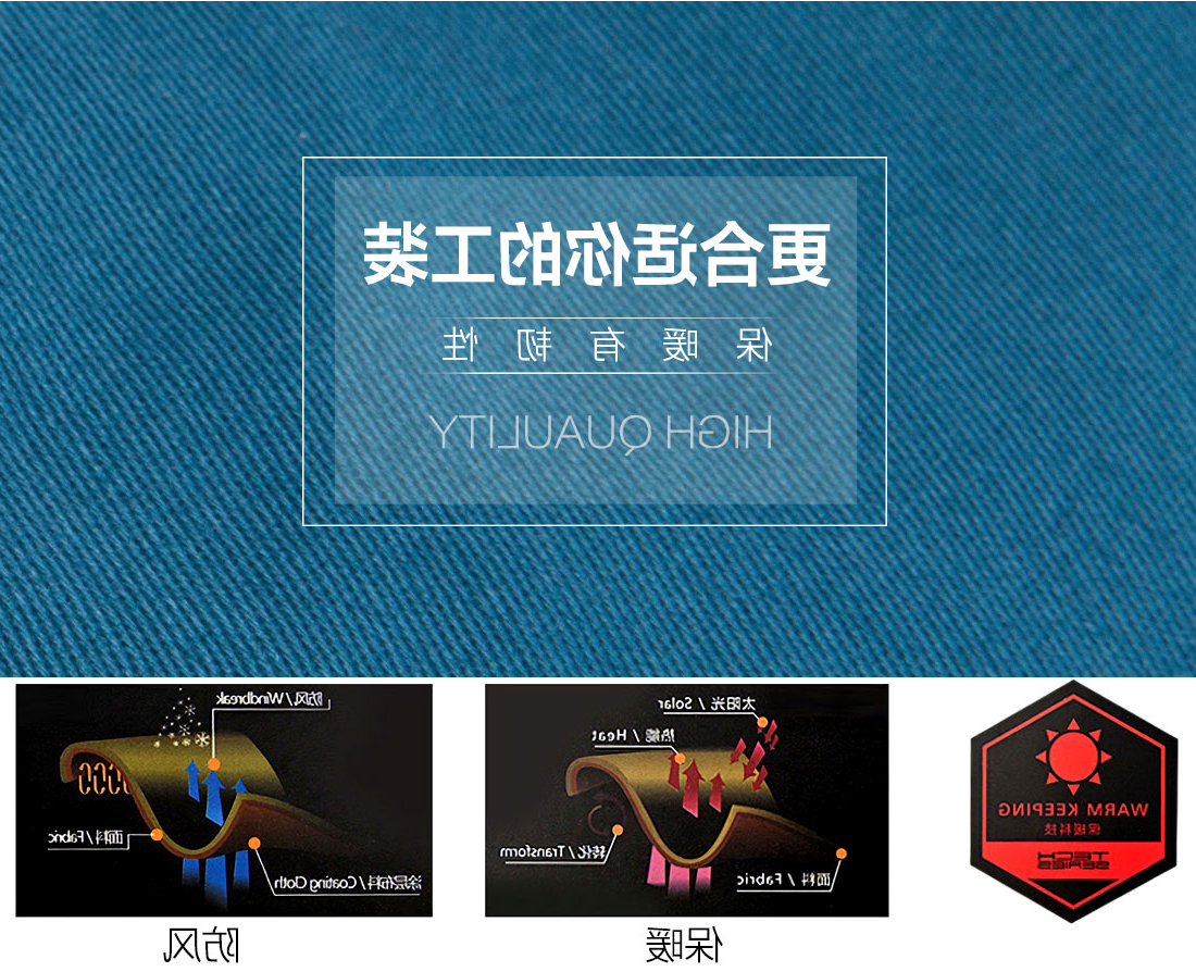 草绿拼灰色工作服MF20-2(图3)