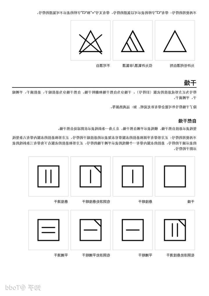 工作服洗涤标志大全 工作服洗涤标志大全